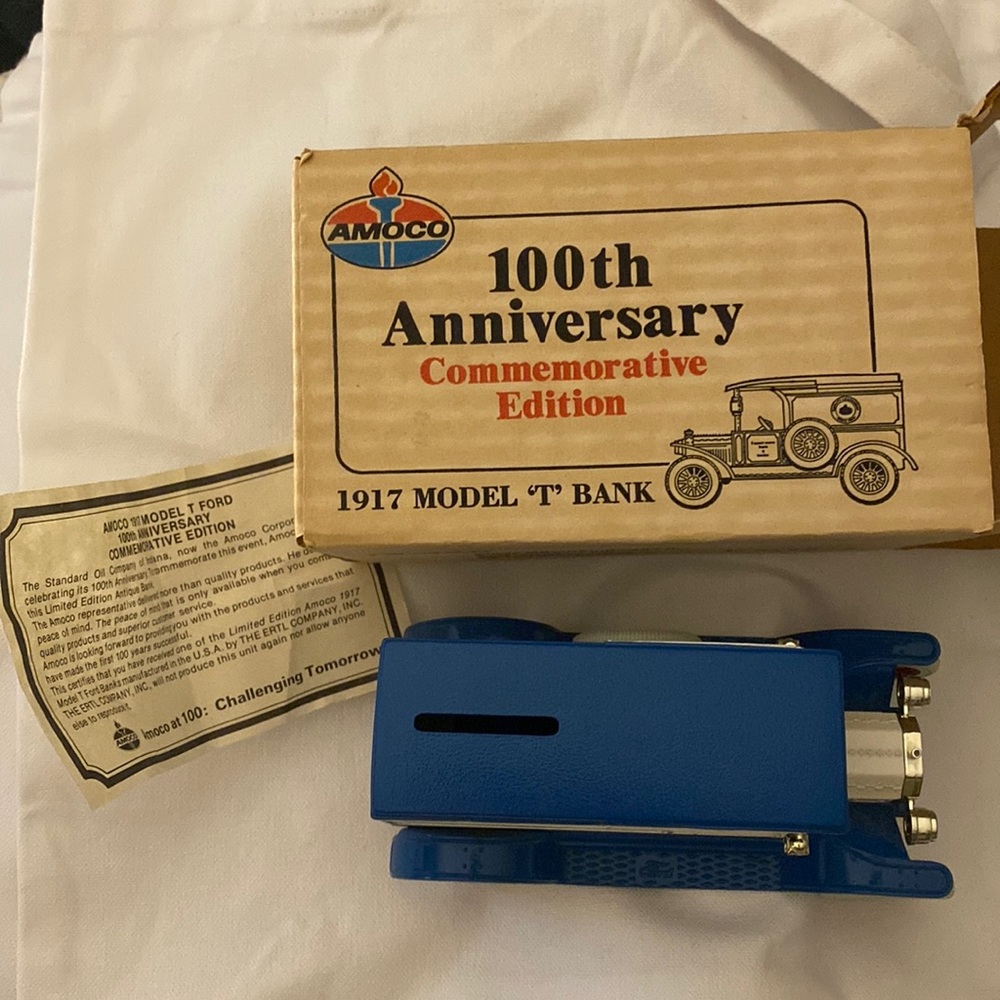 Die-cast Metal bank Model “T” bank